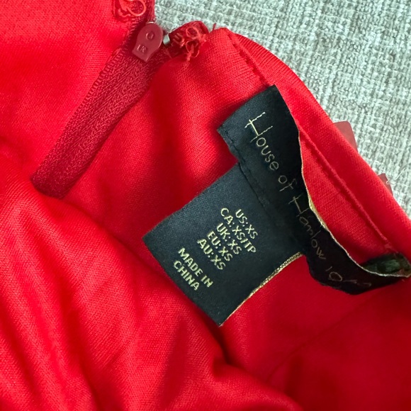 HOUSE OF HARLOW 1960 RED HOT SET: top and skirt - Picture 4 of 5